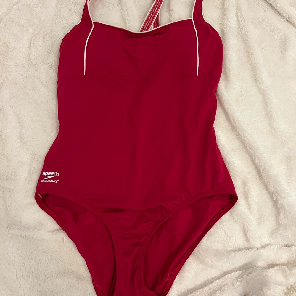 Speedo Women's Red Swimsuit